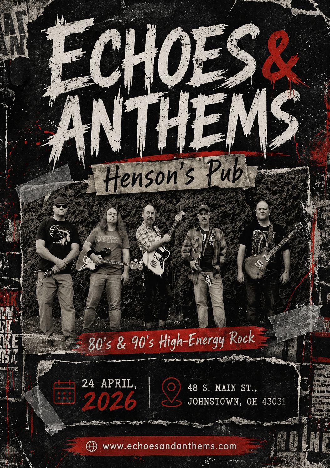 Henson's Pub Flyer